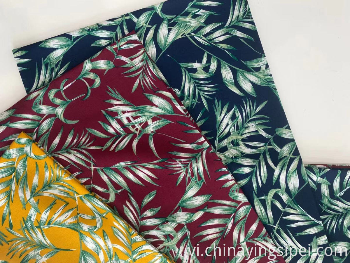 Shaoxing Cổ phiếu dệt 100% Rayon/Viscose dệt vải in Rayon Challis in 30*30 Ecovero in cho váy áo sơ mi